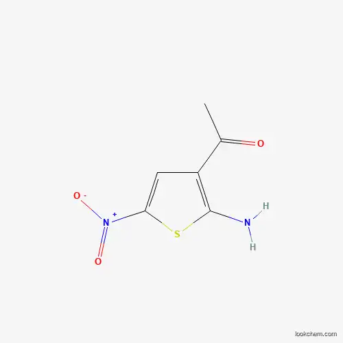 Molecular Structure of 122063-37-0 (2-Amino-3-methylcarbonyl-5-nitrothiophene)