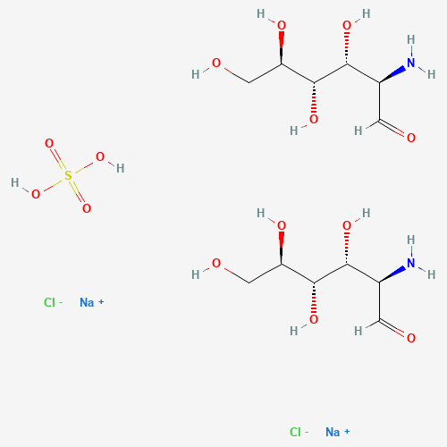 Molecular Structure of 1296149-13-7 (Glucosamine sulfate sodium chloride [WHO-DD])