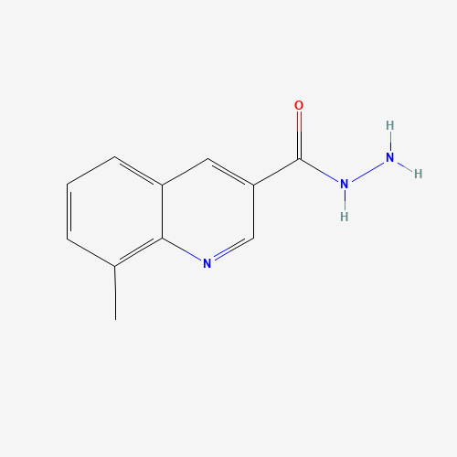 Molecular Structure of 1307237-66-6 (8-Methylquinoline-3-carbohydrazide)