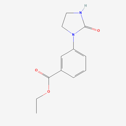 Molecular Structure of 1427460-49-8 (Ethyl 3-(2-oxoimidazolidin-1-yl)benzoate)