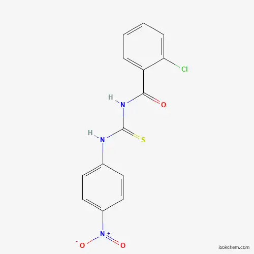 Molecular Structure of 144487-31-0 (2-chloro-N-[(4-nitrophenyl)carbamothioyl]benzamide)