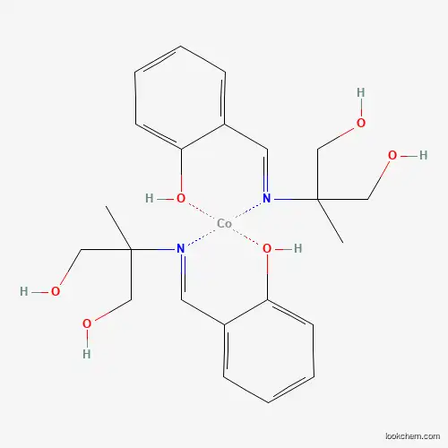 Molecular Structure of 18433-15-3 (Cobalt;2-[(2-hydroxyphenyl)methylideneamino]-2-methylpropane-1,3-diol)
