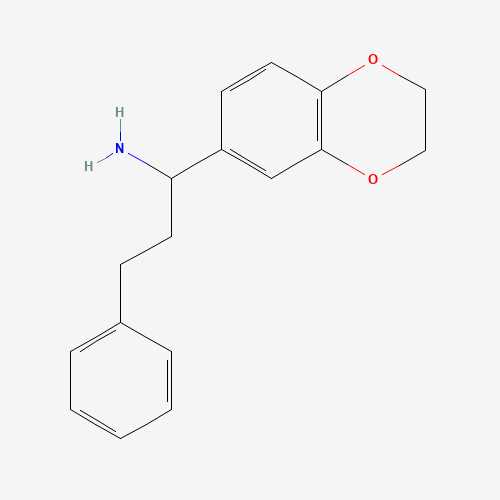 1-(2,3-DIHYDRO-BENZO[1,4]DIOXIN-6-YL)-3-PHENYL-PROPYLAMINE