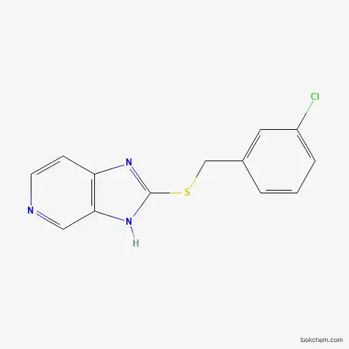 Molecular Structure of 217460-52-1 (2-[(3-chlorophenyl)methylsulfanyl]-3H-imidazo[4,5-c]pyridine)