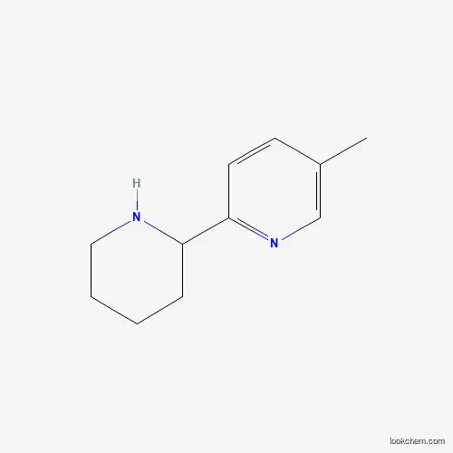 Molecular Structure of 22070-08-2 (5-Methyl-2-(piperidin-2-yl)pyridine)