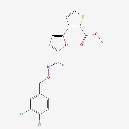 Methyl 3-[5-({[(3,4-dichlorobenzyl)oxy]imino}methyl)-2-furyl]-2-thiophenecarboxylate