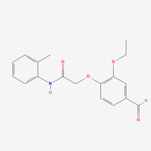 2-(2-ETHOXY-4-FORMYL-PHENOXY)-N-O-TOLYL-ACETAMIDE