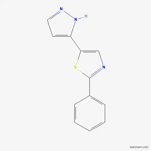 Molecular Structure of 318234-44-5 (2-phenyl-5-(1H-pyrazol-3-yl)-1,3-thiazole)
