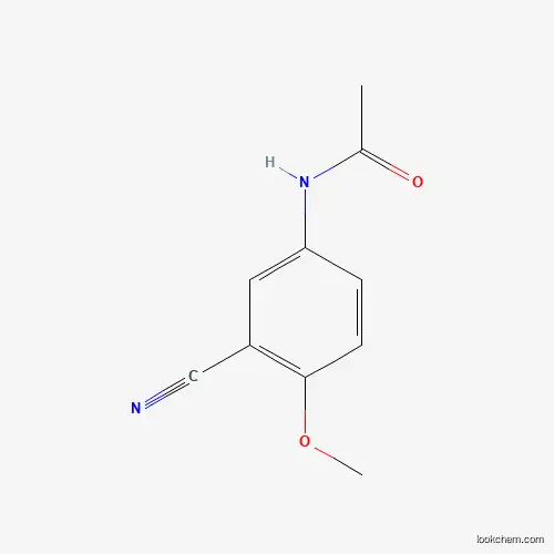 Molecular Structure of 321945-81-7 (N-(3-cyano-4-methoxyphenyl)acetamide)