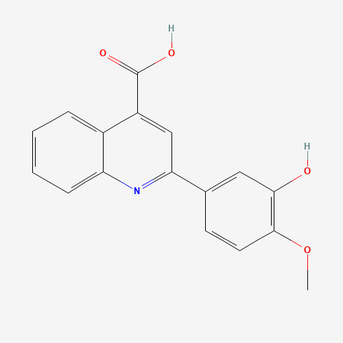 2-(3-Hydroxy-4-methoxy-phenyl)-quinoline-4-carboxylic acid