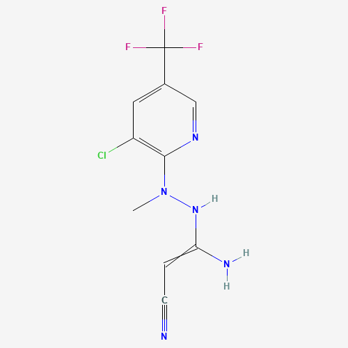 3-AMINO-3-(2-[3-CHLORO-5-(TRIFLUOROMETHYL)-2-PYRIDINYL]-2-METHYLHYDRAZINO)ACRYLONITRILE