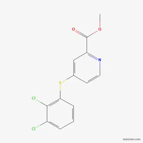 Molecular Structure of 338748-09-7 (Methyl 4-[(2,3-dichlorophenyl)sulfanyl]-2-pyridinecarboxylate)