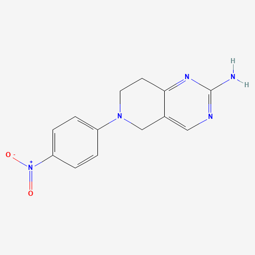 6-(4-NITROPHENYL)-5,6,7,8-TETRAHYDROPYRIDO[4,3-D]PYRIMIDIN-2-AMINE