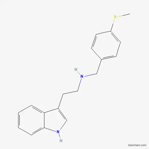 Molecular Structure of 355382-72-8 (2-(1H-Indol-3-yl)-N-(4-(methylthio)benzyl)ethanamine)