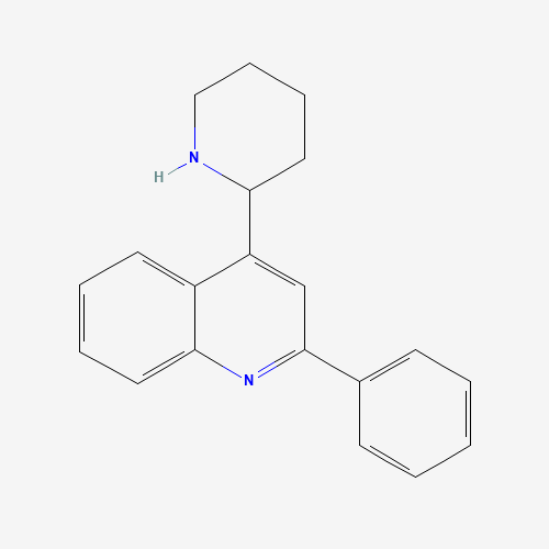 2-PHENYL-4-(2-PIPERIDINYL)QUINOLINE