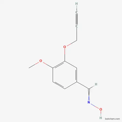 Molecular Structure of 385383-47-1 (N-{[4-methoxy-3-(prop-2-yn-1-yloxy)phenyl]methylidene}hydroxylamine)