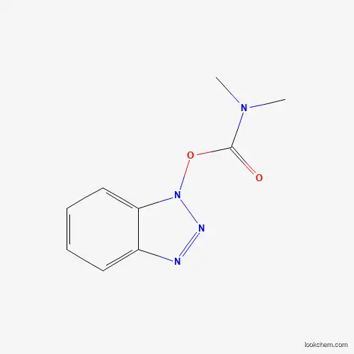 Molecular Structure of 39968-13-3 (benzotriazol-1-yl N,N-dimethylcarbamate)