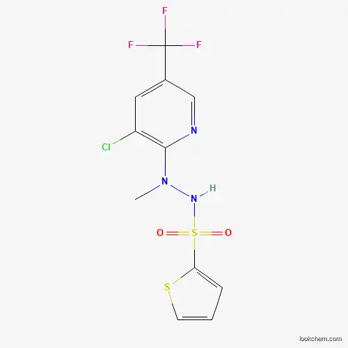 Molecular Structure of 400082-51-1 (N'-[3-chloro-5-(trifluoromethyl)-2-pyridinyl]-N'-methyl-2-thiophenesulfonohydrazide)