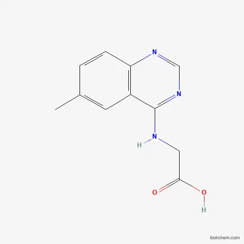 Molecular Structure of 405920-59-4 ((6-Methyl-quinazolin-4-ylamino)-acetic acid)