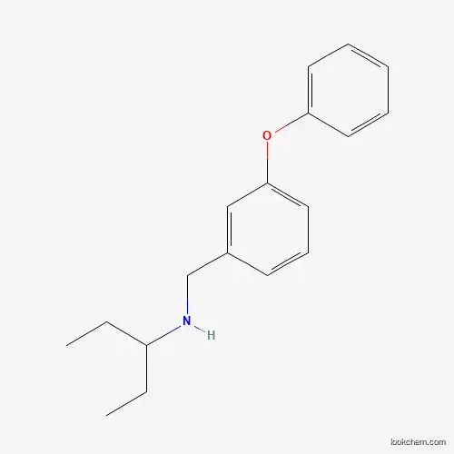 Molecular Structure of 423734-02-5 (N-[(3-phenoxyphenyl)methyl]pentan-3-amine)