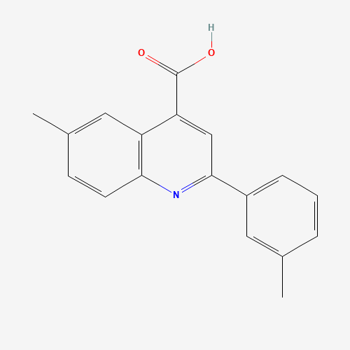 6-methyl-2-(3-methylphenyl)quinoline-4-carboxylic acid