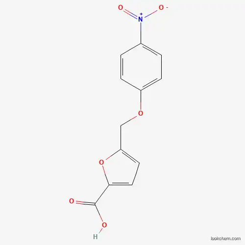 Molecular Structure of 438219-25-1 (5-[(4-Nitrophenoxy)methyl]-2-furoic acid)