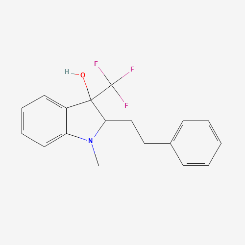 1-Methyl-2-phenethyl-3-(trifluoromethyl)-3-indolinol