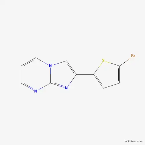 Molecular Structure of 439107-52-5 (2-(5-Bromo-2-thienyl)imidazo[1,2-a]pyrimidine)