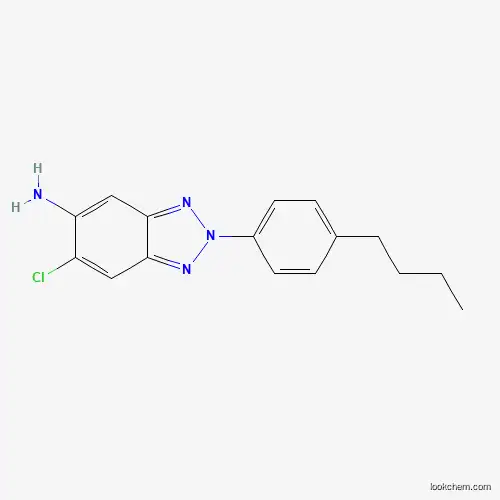 Molecular Structure of 443291-34-7 (2-(4-butylphenyl)-6-chloro-2H-1,2,3-benzotriazol-5-amine)
