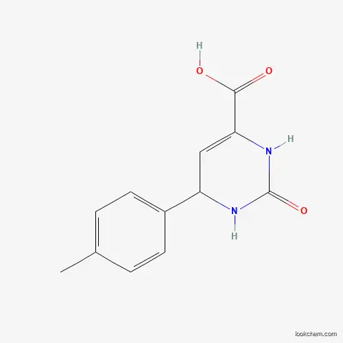 Molecular Structure of 446275-91-8 (6-(4-Methylphenyl)-2-oxo-1,2,3,6-tetrahydro-4-pyrimidinecarboxylic acid)