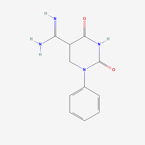2,4-DIOXO-1-PHENYLHEXAHYDRO-5-PYRIMIDINECARBOXIMIDAMIDE
