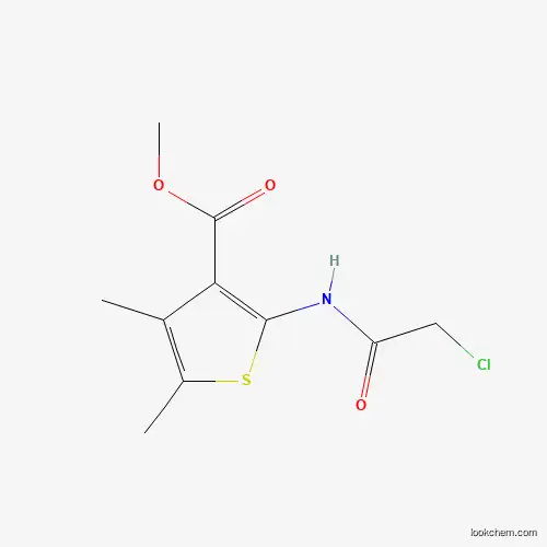 Molecular Structure of 448199-06-2 (Methyl 2-[(chloroacetyl)amino]-4,5-dimethylthiophene-3-carboxylate)