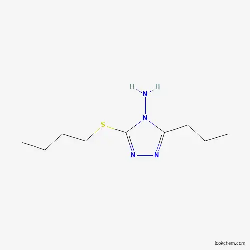 Molecular Structure of 449746-07-0 (3-(butylthio)-5-propyl-4H-1,2,4-triazol-4-amine)