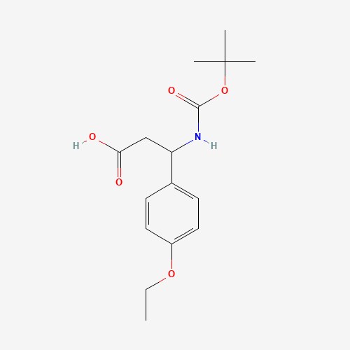 3-TERT-BUTOXYCARBONYLAMINO-3-(4-ETHOXY-PHENYL)-PROPIONIC ACID
