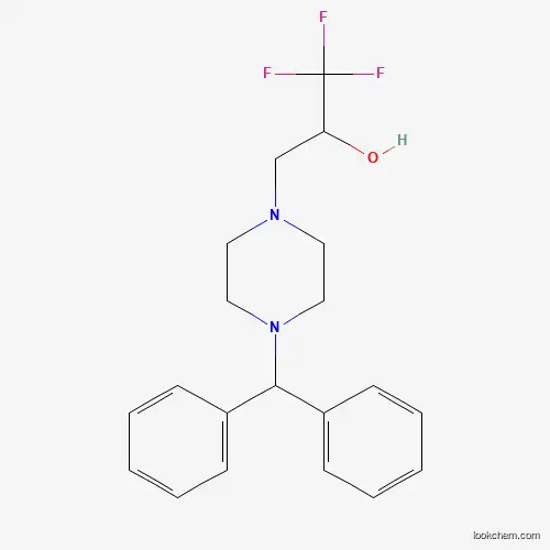 Molecular Structure of 453557-81-8 (3-(4-Benzhydrylpiperazino)-1,1,1-trifluoro-2-propanol)
