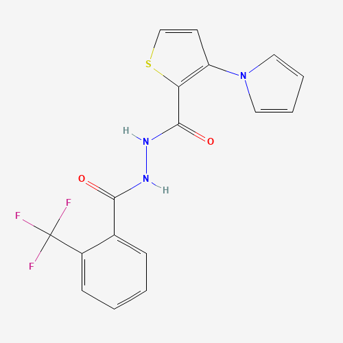 3-(1H-Pyrrol-1-yl)-N'-[2-(trifluoromethyl)benzoyl]-2-thiophenecarbohydrazide