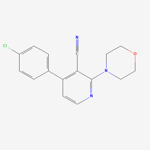 4-(4-Chlorophenyl)-2-morpholinonicotinonitrile