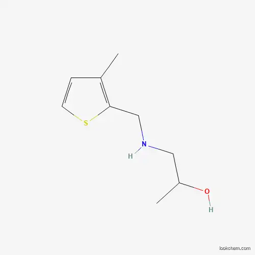 Molecular Structure of 510739-99-8 (1-[(3-Methyl-thiophen-2-ylmethyl)-amino]-propan-2-ol)