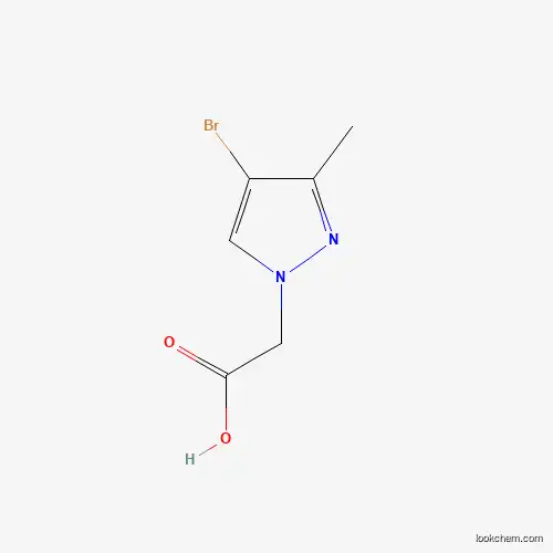 Molecular Structure of 512810-02-5 ((4-bromo-3-methyl-1H-pyrazol-1-yl)acetic acid)