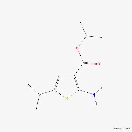 Molecular Structure of 524732-40-9 (Isopropyl 2-amino-5-isopropylthiophene-3-carboxylate)