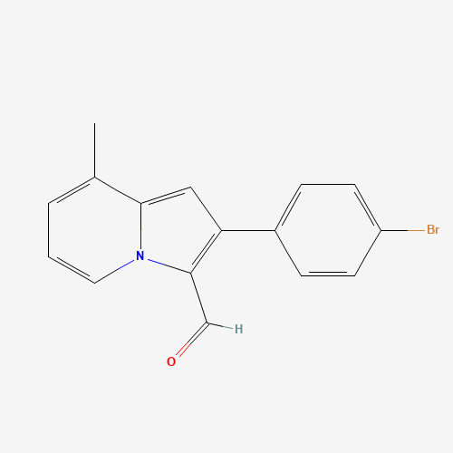 2-(4-BROMOPHENYL)-8-METHYL-3-INDOLIZINECARBALDEHYDE