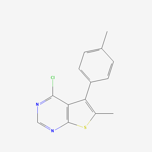 4-Chloro-6-methyl-5-(4-methylphenyl)thieno[2,3-d]pyrimidine