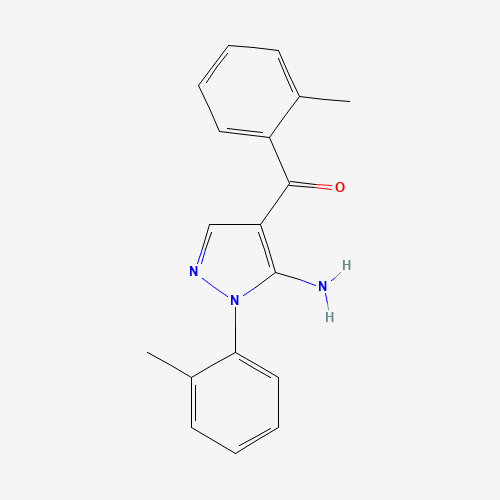 (5-AMINO-1-O-TOLYL-1H-PYRAZOL-4-YL)(O-TOLYL)METHANONE