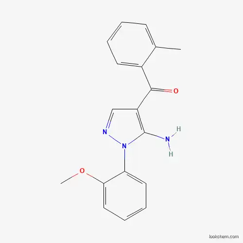 (5-Amino-1-(2-methoxyphenyl)-1H-pyrazol-4-YL)(O-tolyl)methanone