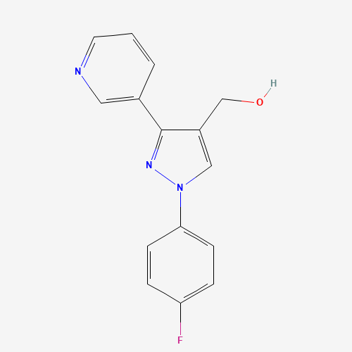 (1-(4-FLUOROPHENYL)-3-(PYRIDIN-3-YL)-1H-PYRAZOL-4-YL)METHANOL