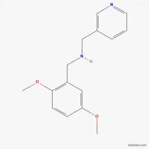 Molecular Structure of 626205-85-4 ((2,5-Dimethoxy-benzyl)-pyridin-3-ylmethyl-amine)