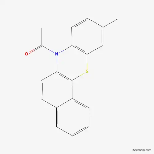 Molecular Structure of 6314-26-7 (1-(10-Methyl-7h-benzo[c]phenothiazin-7-yl)ethanone)