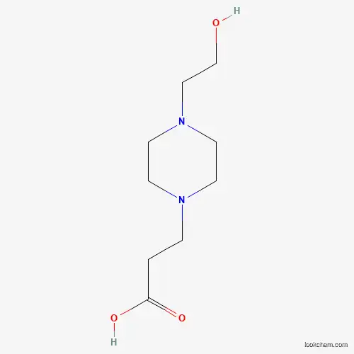 Molecular Structure of 70920-53-5 (3-[4-(2-Hydroxyethyl)piperazin-1-yl]propanoic acid)
