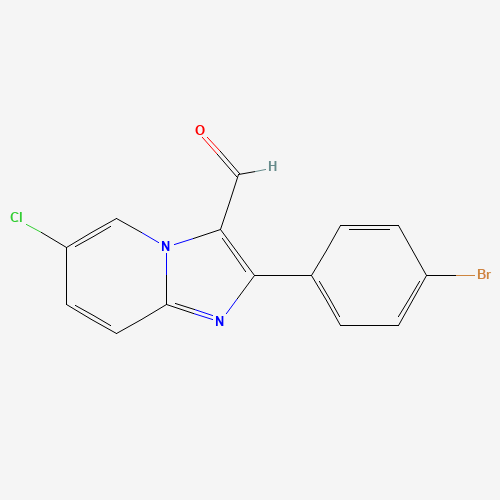 2-(4-Bromophenyl)-6-chloroimidazo[1,2-a]pyridine-3-carbaldehyde