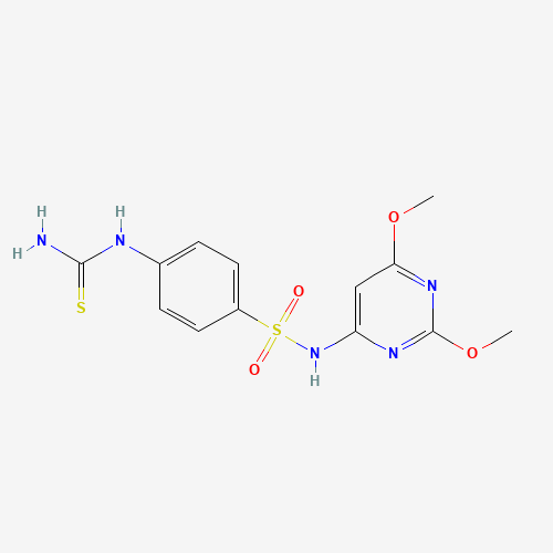 N-(2,6-Dimethoxy-pyrimidin-4-yl)-4-thioureido-benzenesulfonamide
